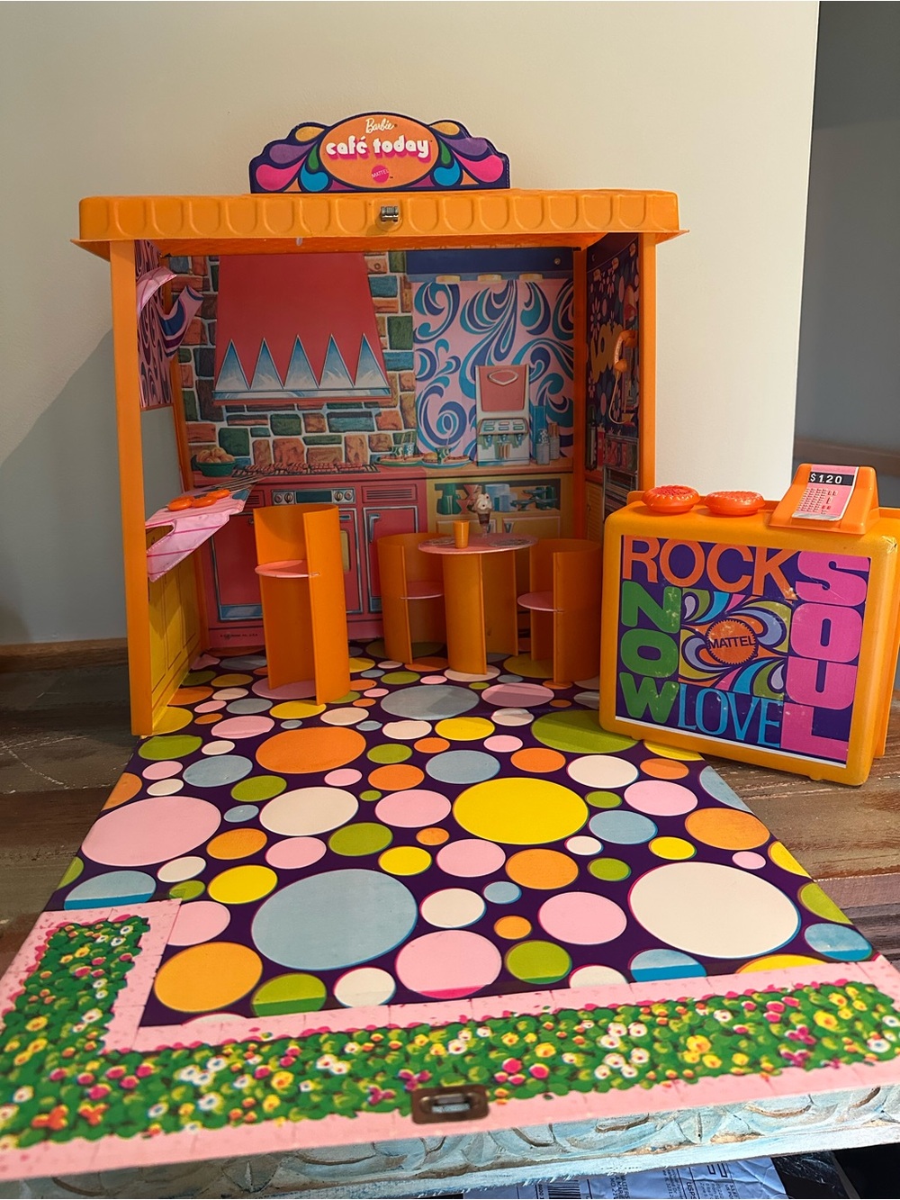 Barbie Cafe Today 1971 Rare Set Complete Mattel